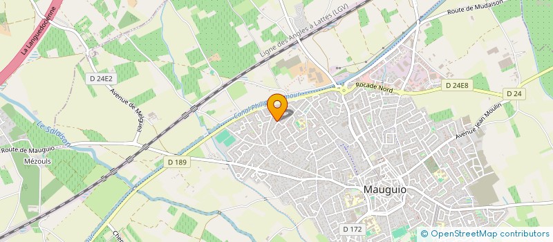 localisation de l'entreprise DOMAINE DE LA CAMARGUE  MAUGUIO