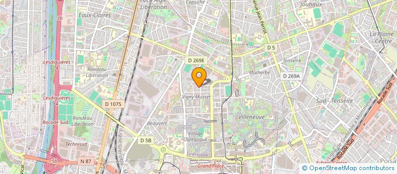 localisation de l'entreprise DOMAINE DE LA CHANTOURNE à GRENOBLE