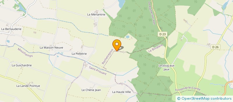 localisation de l'entreprise DOMAINE DE LA CHAUMERIE  ROCHETREJOUX