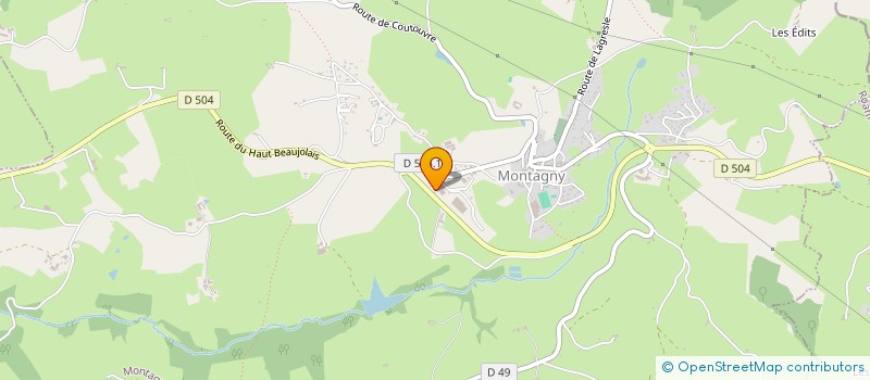 localisation de l'entreprise DOMAINE DE LA CLOTURE à MONTAGNY