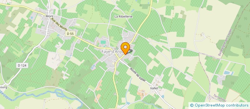 localisation de l'entreprise DOMAINE DE LA COULEE D'OR - MALECOT à BELLEVIGNE-EN-LAYON