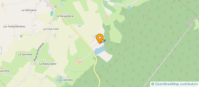 localisation de l'entreprise DOMAINE DE LA COUR HEBERGEMENT  VAUTORTE