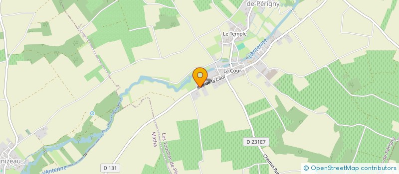 localisation de l'entreprise DOMAINE DE LA CROIX PERRINE  LES TOUCHES DE PERIGNY