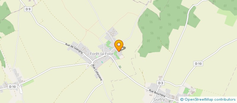 localisation de l'entreprise DOMAINE DE LA CROIX SAUVALLE  VEXIN-SUR-EPTE