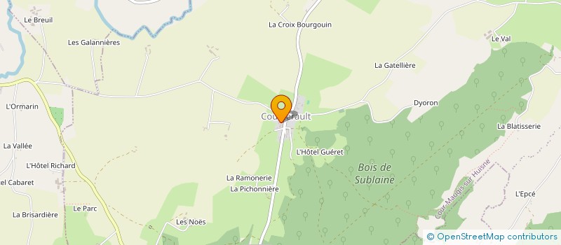 localisation de l'entreprise DOMAINE DE LA CROZE à COUR-MAUGIS SUR HUISNE
