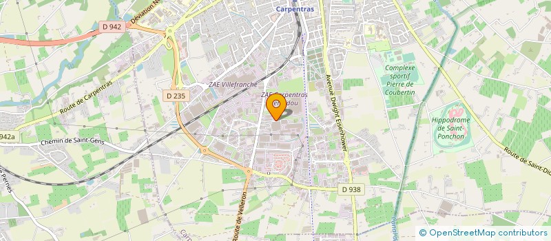 localisation de l'entreprise DOMAINE DE LA CROZETTE à CARPENTRAS