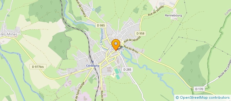 localisation de l'entreprise DOMAINE DE LA DAME D'HUBANS à HERY