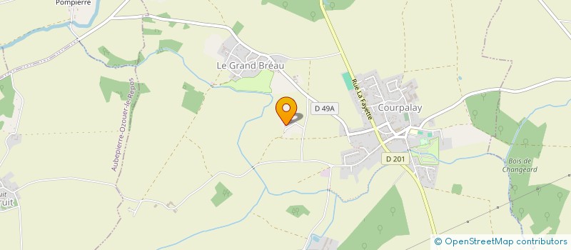 localisation de l'entreprise DOMAINE DE LA FERME DE GRISIEN  VOINSLES