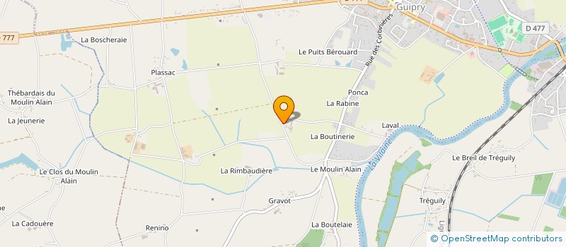 localisation de l'entreprise DOMAINE DE LA FERME DE SAINT MARC  GUIPRY-MESSAC