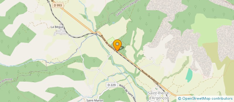 localisation de l'entreprise DOMAINE DE LA FONT VINEUSE  SAINT PIERRE D'ARGENCON