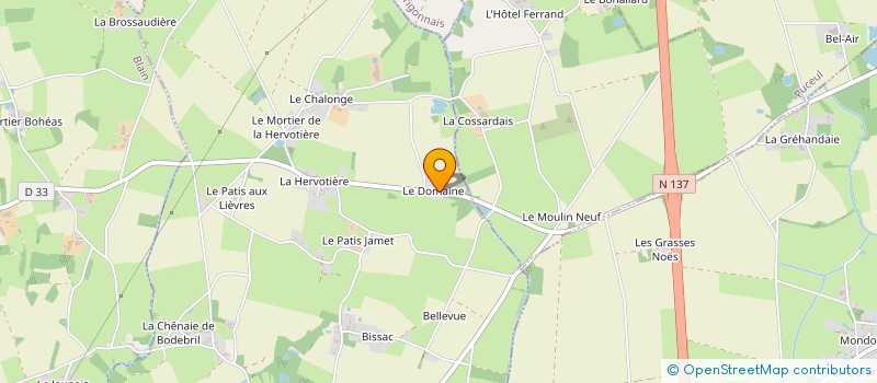 localisation de l'entreprise DOMAINE DE LA FRESNAY à SAFFRE