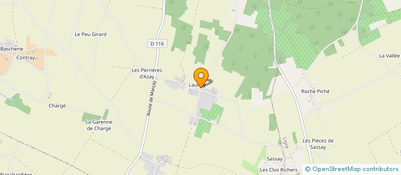 localisation de l'entreprise DOMAINE DE LA GRAND MAISON  LA ROCHE-CLERMAULT