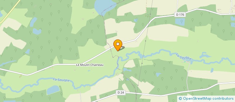 localisation de l'entreprise DOMAINE DE LA GRANDE PLANCHE  ARGENT-SUR-SAULDRE