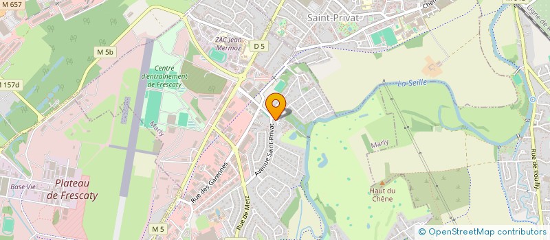 localisation de l'entreprise DOMAINE DE LA GRANGE  MARLY