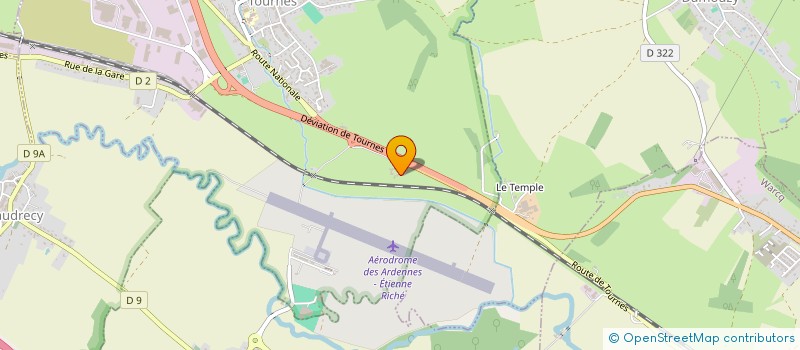 localisation de l'entreprise DOMAINE DE LA GRANGE LECOMTE  TOURNES