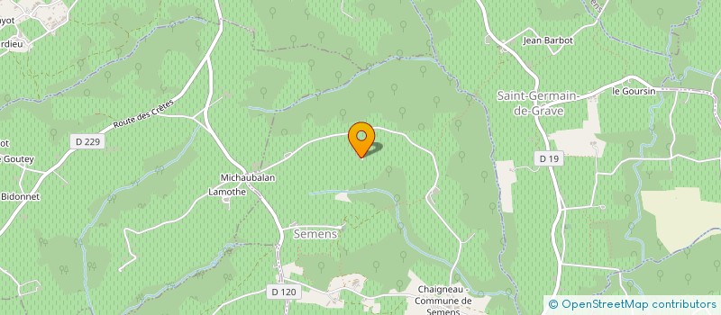 localisation de l'entreprise DOMAINE DE LA GRAVETTE  SEMENS