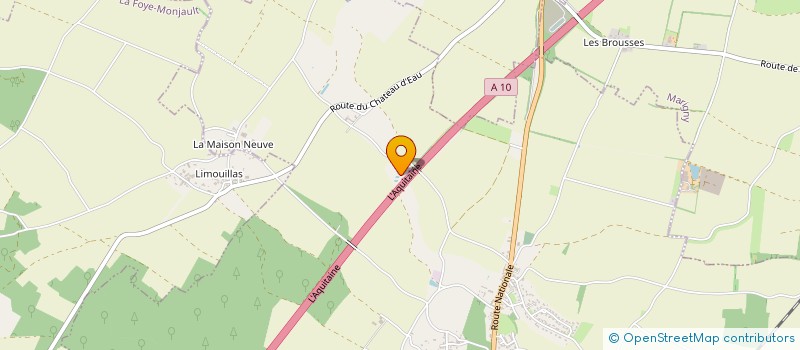 localisation de l'entreprise DOMAINE DE LA GRAVETTE  BEAUVOIR-SUR-NIORT