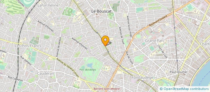 localisation de l'entreprise DOMAINE DE LA HAUTE LANDE  LE BOUSCAT