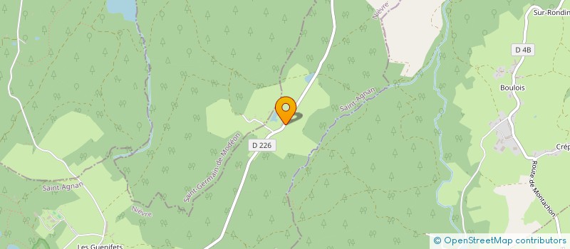 localisation de l'entreprise DOMAINE DE LA JARNOISE  SAINT-AGNAN