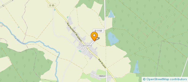 localisation de l'entreprise DOMAINE DE LA JUVINIERE à CORGOLOIN