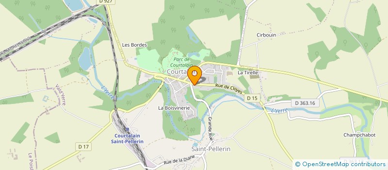 localisation de l'entreprise DOMAINE DE LA LOUVETIERE à VALD'YERRE