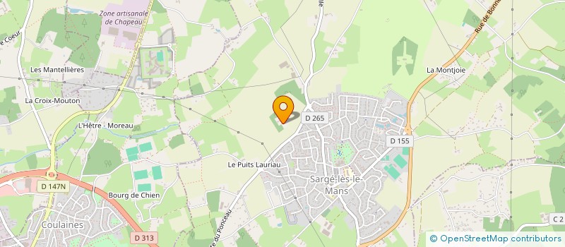 localisation de l'entreprise DOMAINE DE LA MARE SAS  SARGE-LES-LE-MANS