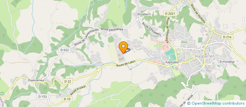 localisation de l'entreprise DOMAINE DE LA MILAUDIERE à HASPARREN