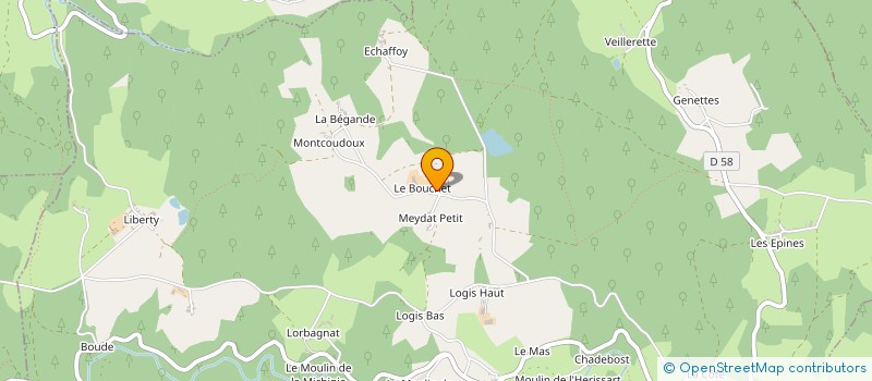 localisation de l'entreprise DOMAINE DE LA MOTTE SICA à SAUXILLANGES