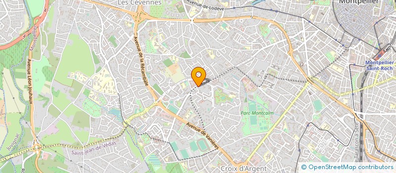 localisation de l'entreprise DOMAINE DE LA MOURADE  LE CAILAR