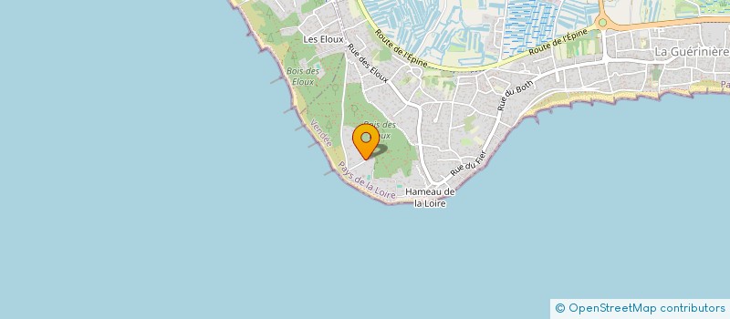 localisation de l'entreprise DOMAINE DE LA NOURE  LA GUERINIERE