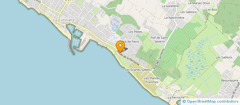 localisation de l'entreprise DOMAINE DE LA PERROCHE  SAINT-PIERRE-D OLERON