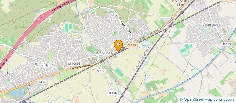 localisation de l'entreprise DOMAINE DE LA PINEDE  SAINT-BRES