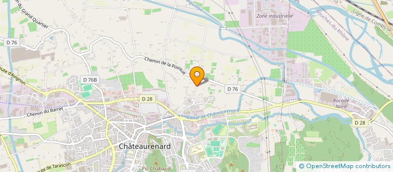 localisation de l'entreprise DOMAINE DE LA POMMERAIE à CHATEAURENARD