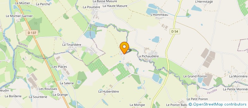 localisation de l'entreprise DOMAINE DE LA PREUILLE à MONTAIGU-VENDEE