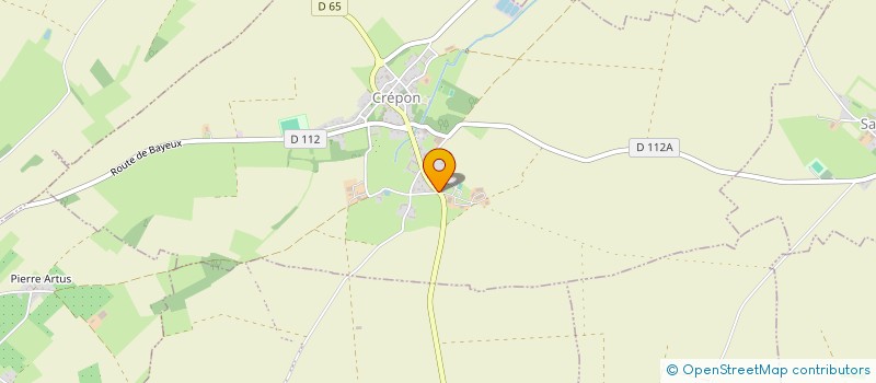 localisation de l'entreprise DOMAINE DE LA RANCONNIERE  CREPON