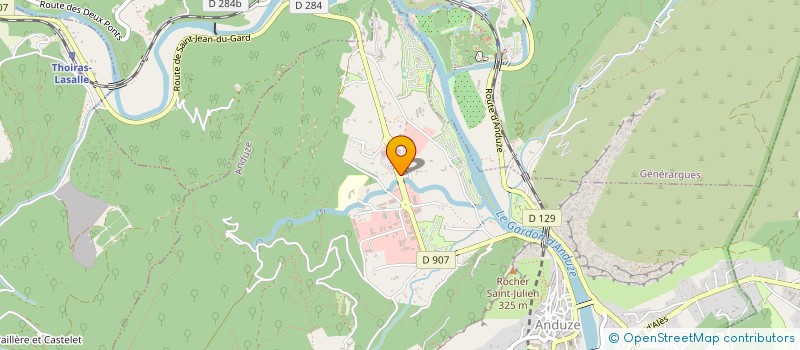 localisation de l'entreprise DOMAINE DE LA REGALIERE à ANDUZE