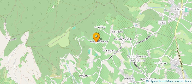 localisation de l'entreprise DOMAINE DE LA ROCHE à SAINT-ETIENNE-LA-VARENNE