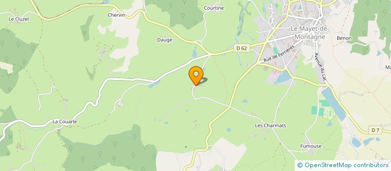 localisation de l'entreprise DOMAINE DE LA ROCHE à LE MAYET-DE-MONTAGNE