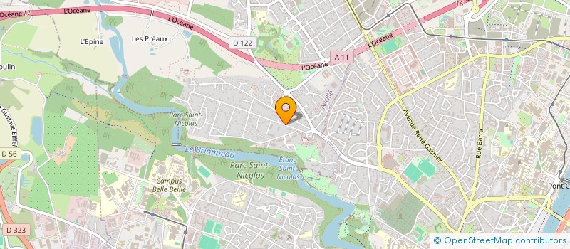 localisation de l'entreprise DOMAINE DE LA ROIRIE à AVRILLE