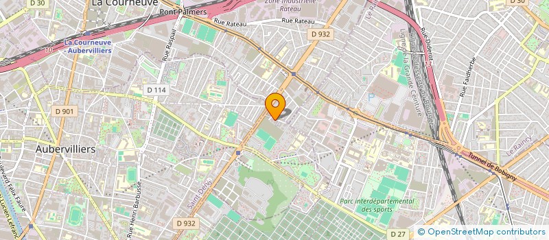 localisation de l'entreprise DOMAINE DE LA ROSERAIE PICARDE  PANTIN