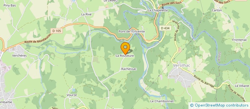 localisation de l'entreprise DOMAINE DE LA ROUVEURE à YSSINGEAUX