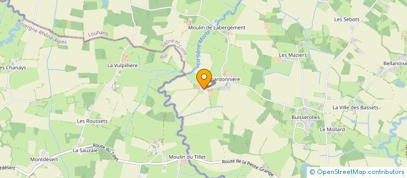localisation de l'entreprise DOMAINE DE LA SANE à VARENNES-SAINT-SAUVEUR