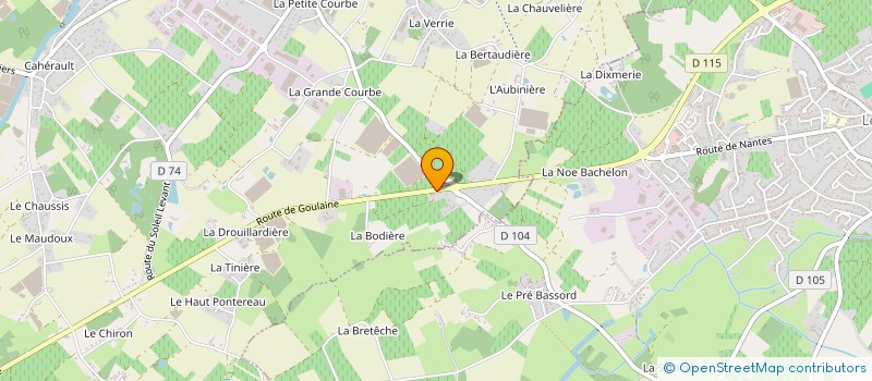 localisation de l'entreprise DOMAINE DE LA SENECHALIERE à SAINT-JULIEN-DE-CONCELLES