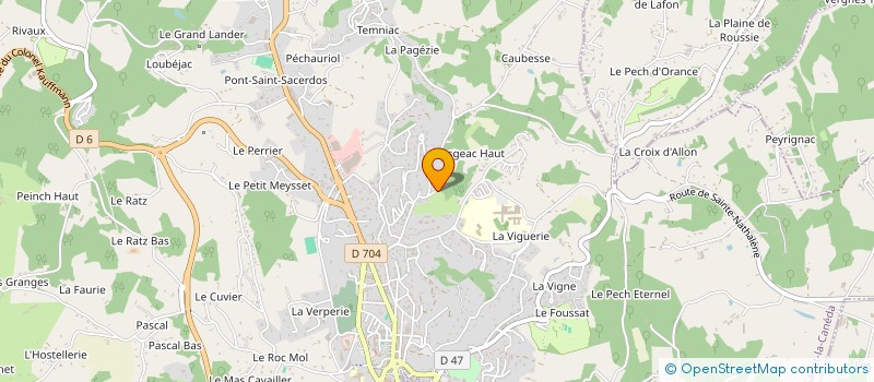 localisation de l'entreprise DOMAINE DE LA SOURCE à SARLAT-LA-CANEDA