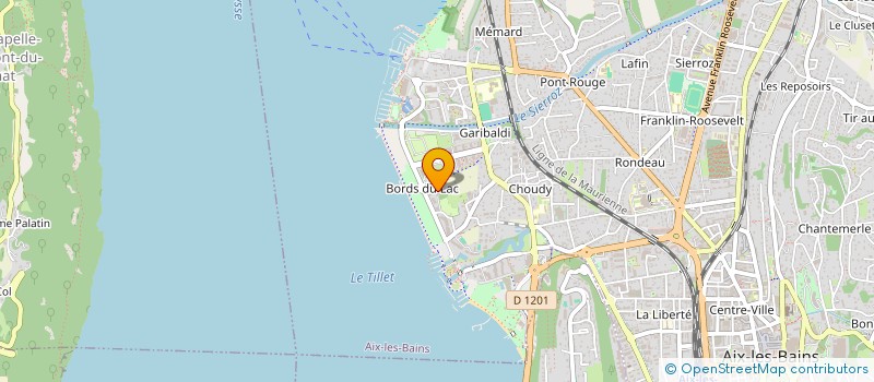 localisation de l'entreprise DOMAINE DE LA SOURCE  AIX-LES-BAINS