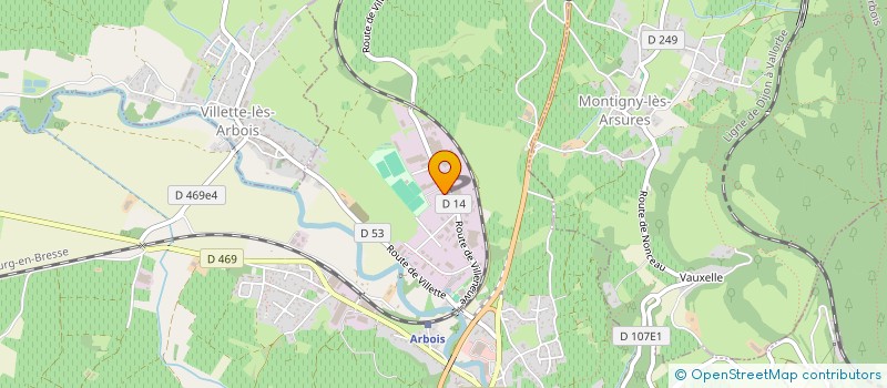 localisation de l'entreprise DOMAINE DE LA TURLUETTE à ARBOIS