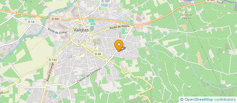 localisation de l'entreprise DOMAINE DE LA VALLEE DES GRIVES à VALREAS