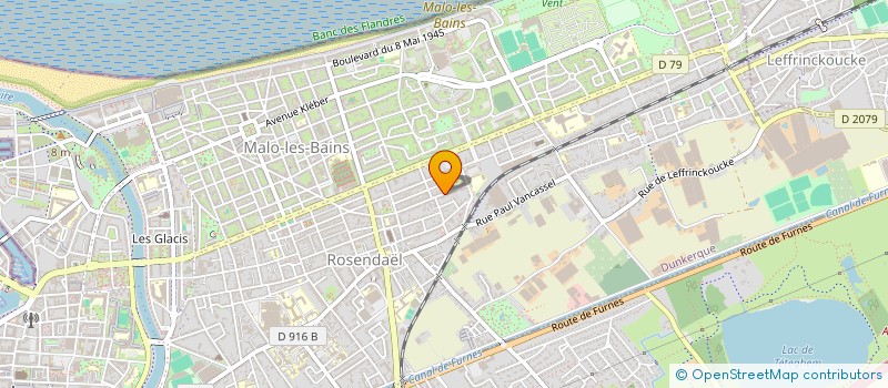 localisation de l'entreprise DOMAINE DE LA VALLEE DES ROSES à DUNKERQUE