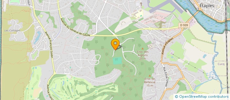 localisation de l'entreprise DOMAINE DE LA VALLEE ST PIERRE à LE TOUQUET-PARIS-PLAGE