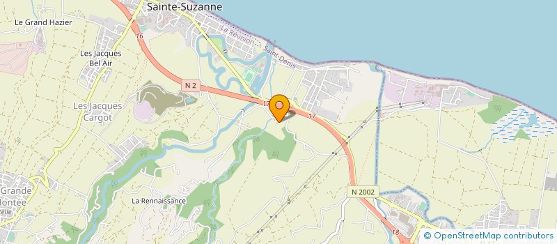 localisation de l'entreprise DOMAINE DE LA VIGNE à SAINTE-SUZANNE